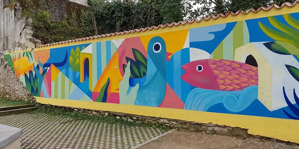 Gilbert Mazout, festival de street art Muralis de Dax.