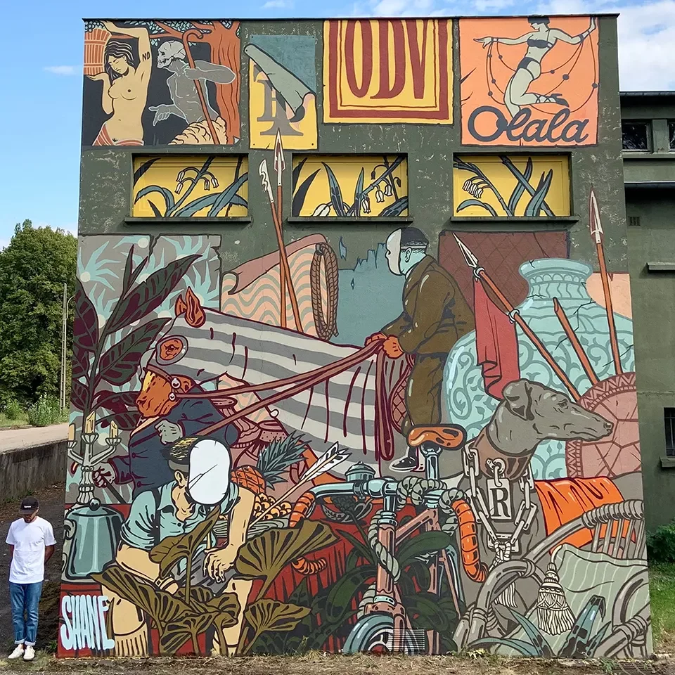 Shane ODV – Fresque réalisée à Metz avec @unephase2tyles