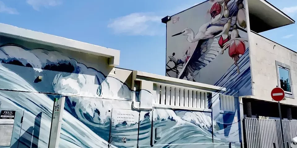 Festival Muralis : Lula Goce “La vague”